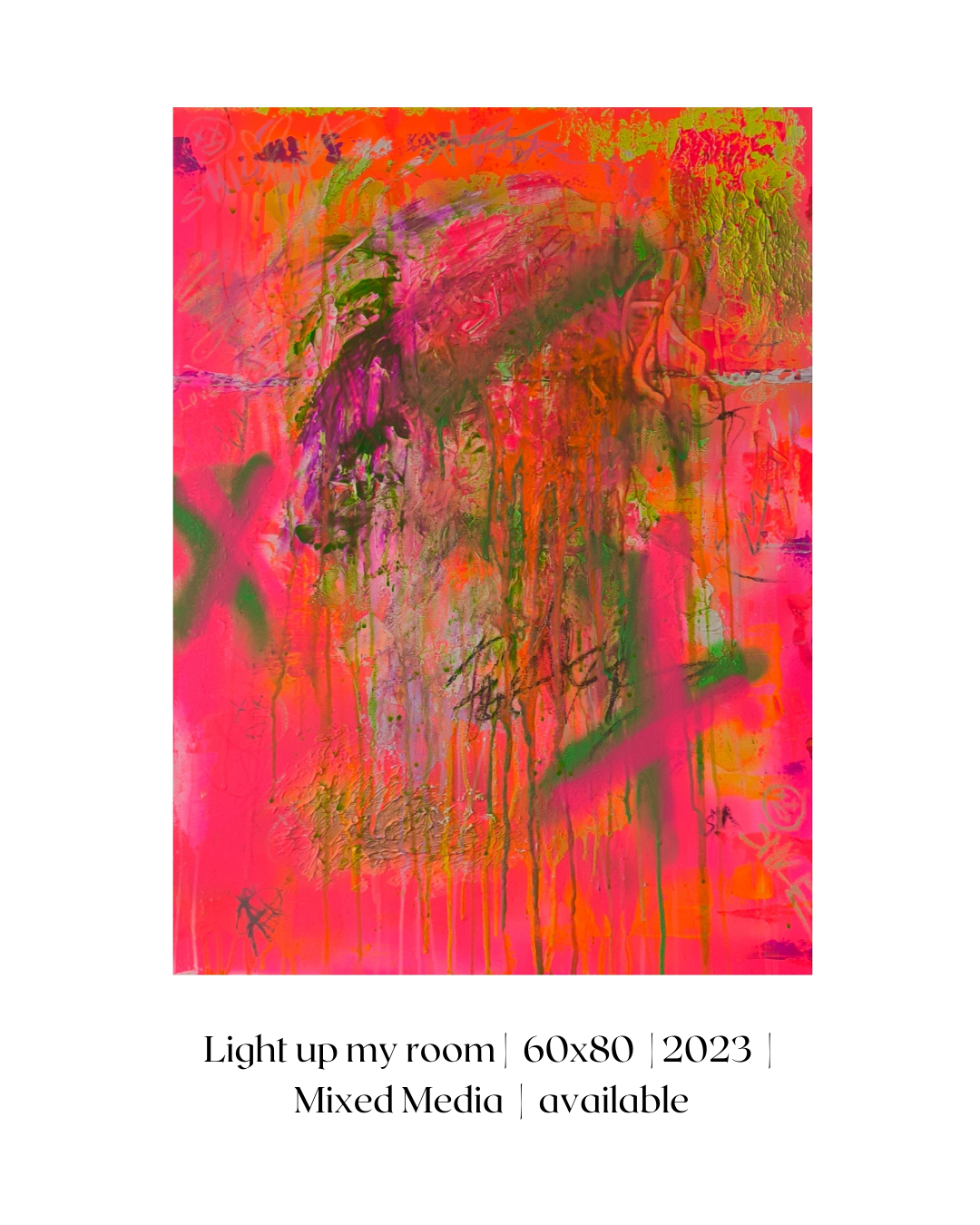 Light up my room | Abstract Art | Wallart | Contemporaryart