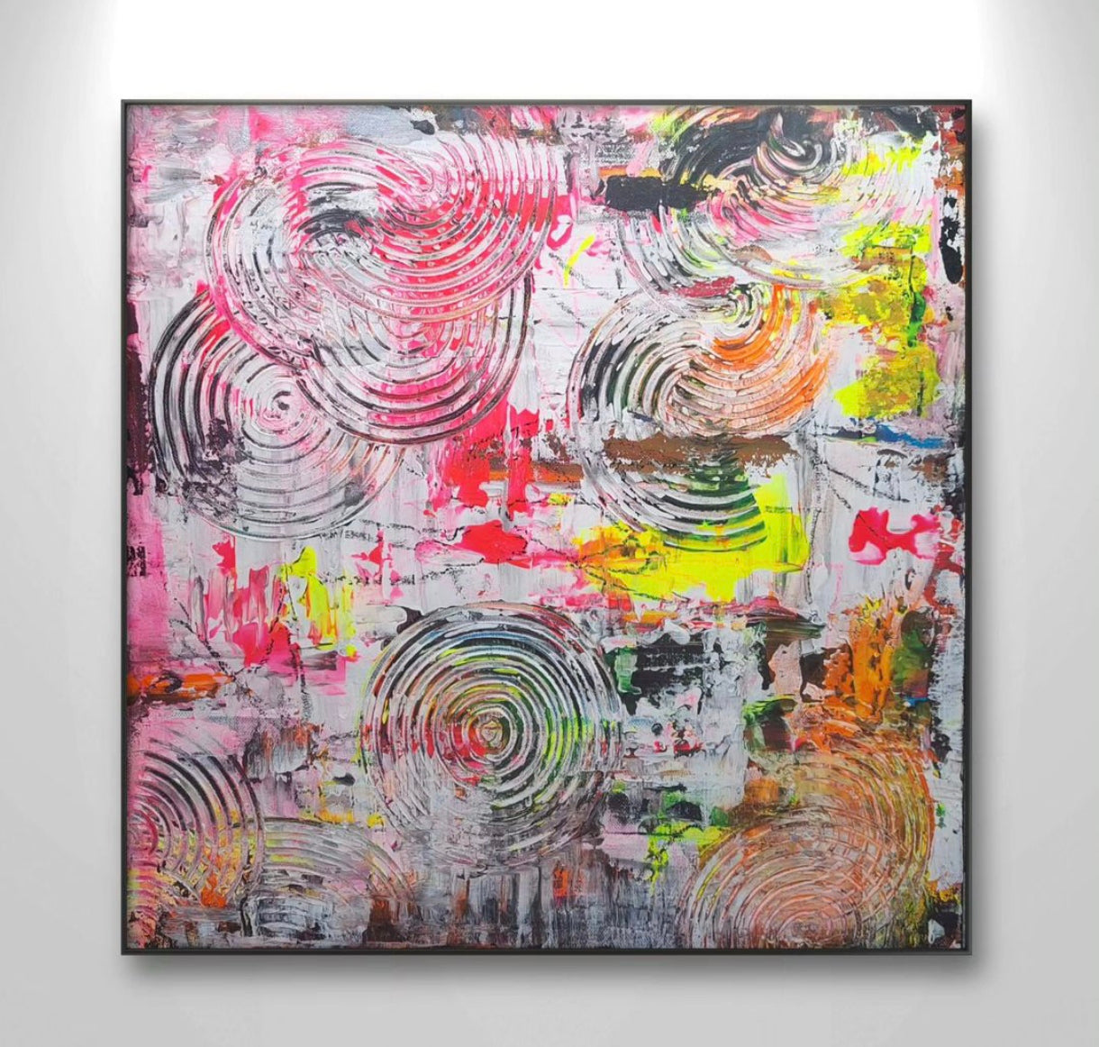 Circles in Light | Abstract Art | Wallart | Contemporary Art