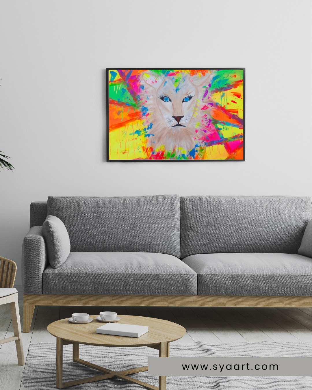 You can't catch a wild Lioness | Abstract Art | Contemporary Art | Wallart | Expressionismus