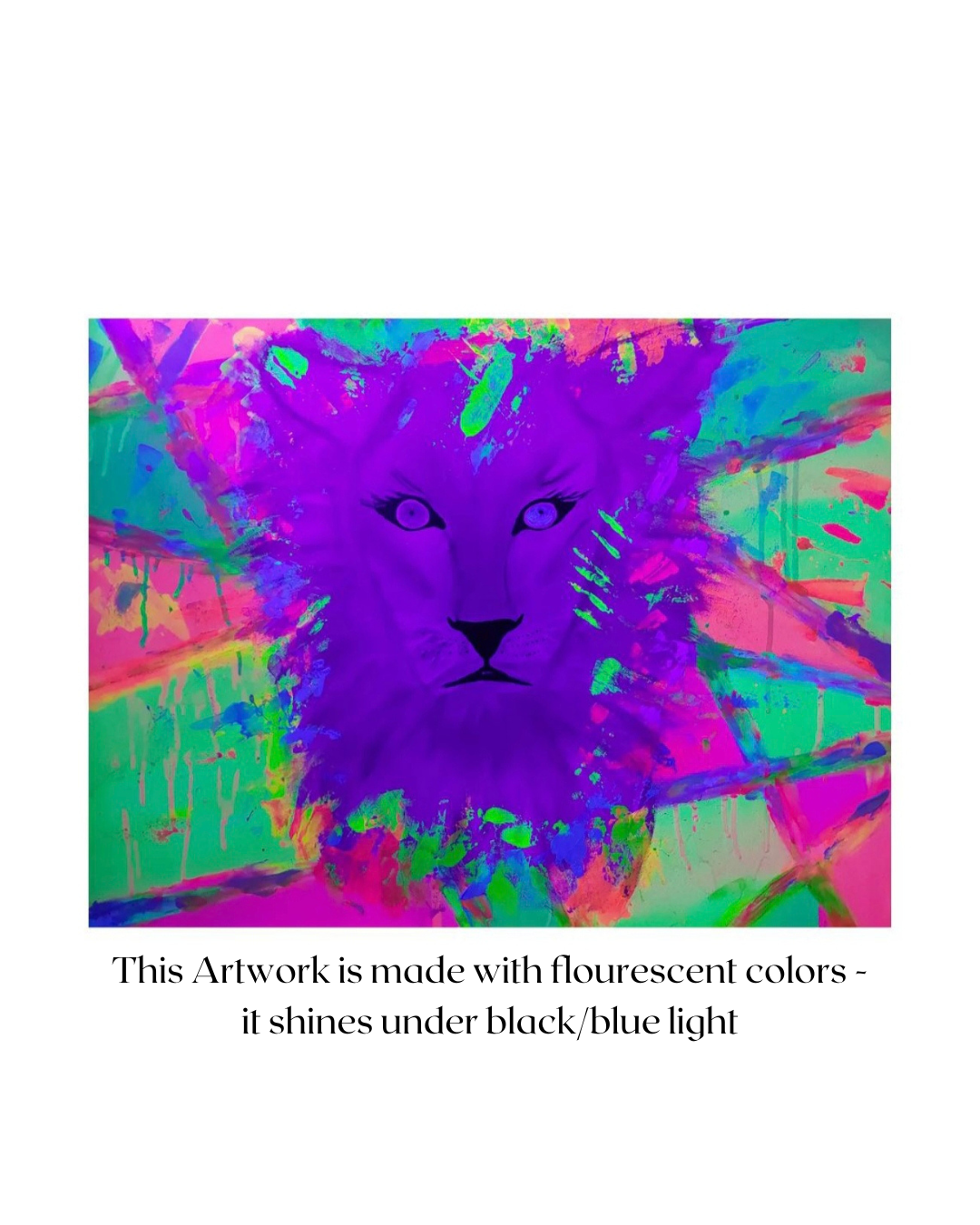 You can't catch a wild Lioness | Abstract Art | Contemporary Art | Wallart | Expressionismus