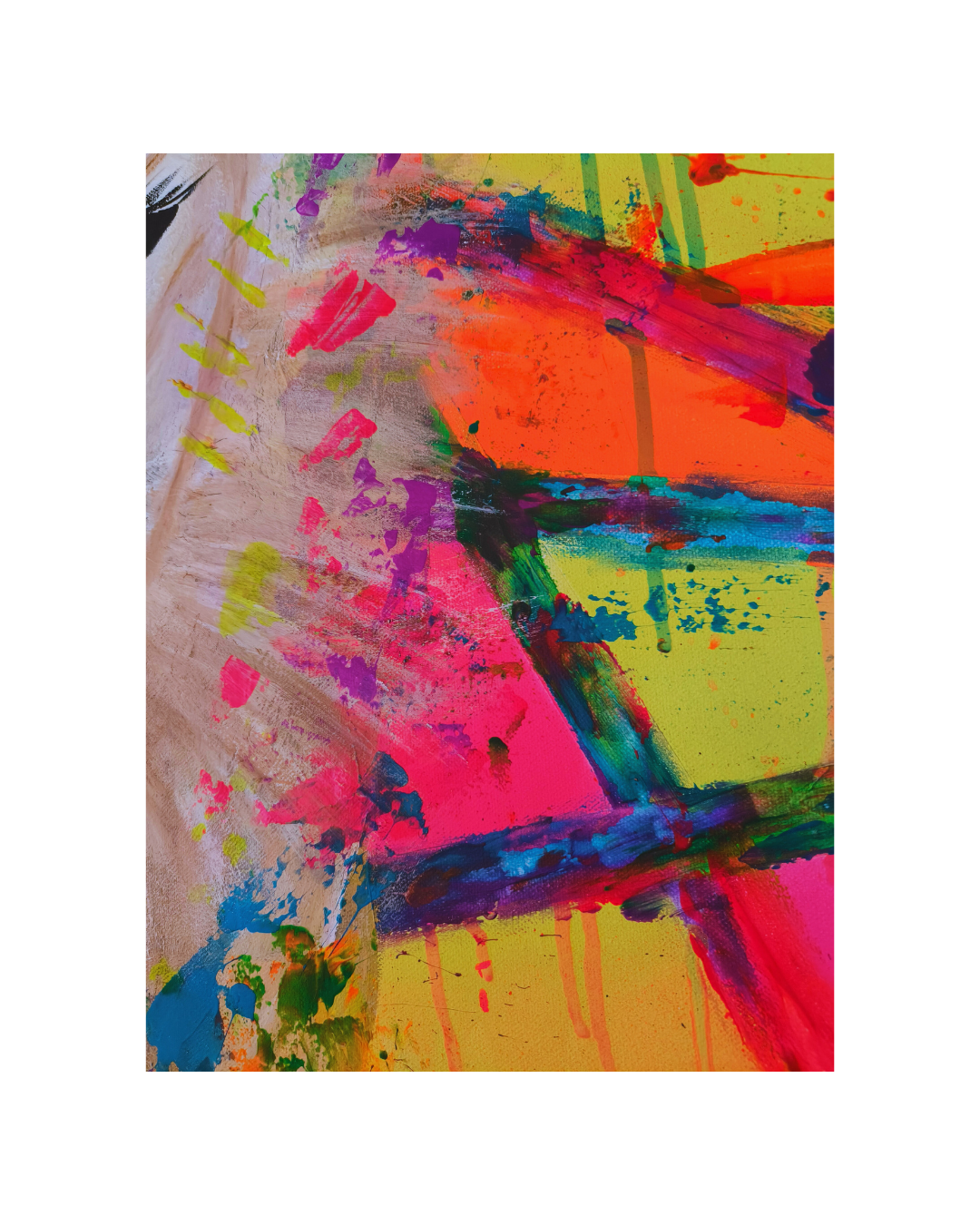 You can't catch a wild Lioness | Abstract Art | Contemporary Art | Wallart | Expressionismus