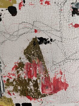 Pokerface - Tanya Silva - Acryl, Ölkreide auf Leinwand