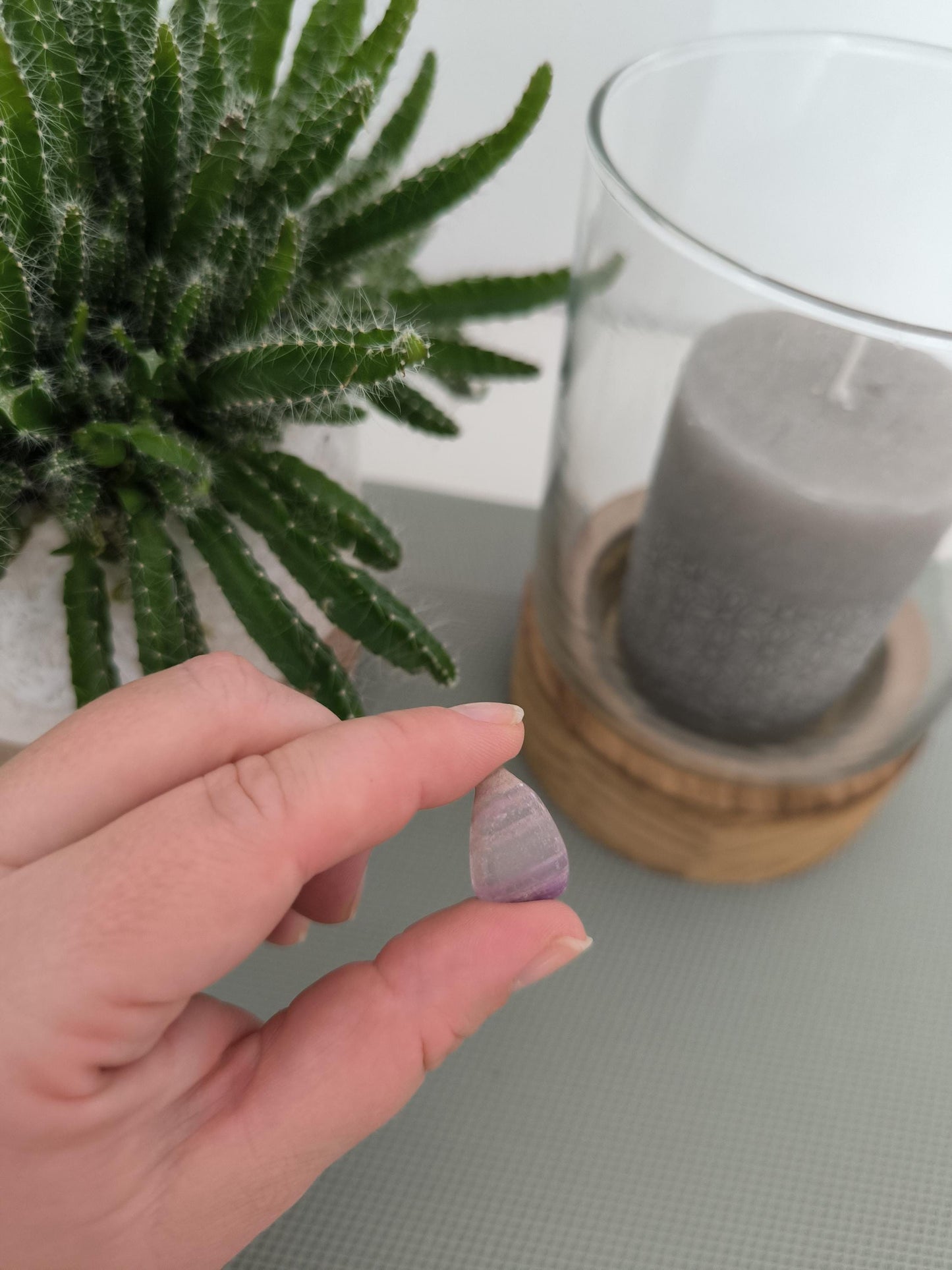 Amethyst Edelstein geschliffen – XS, S, M | Heilstein für Intuition & inneren Frieden | Spiritualität, Meditation, Dekostein | Trommelstein