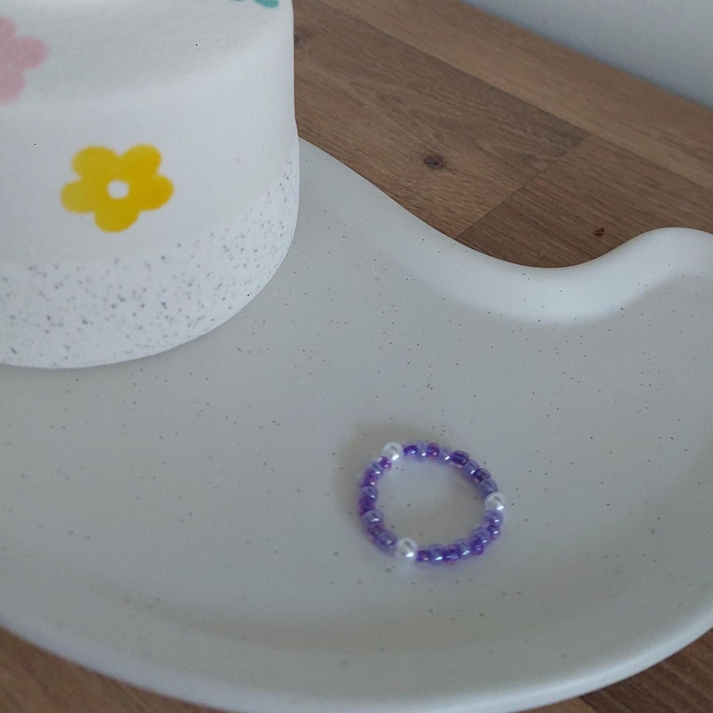 Bunte Perlenringe | einzeln erhältlich | Elastisch | handmade | Gummiband | Boho | Y2K Stil | Summer Vibes | Boho Ringe | Geschenk für Sie