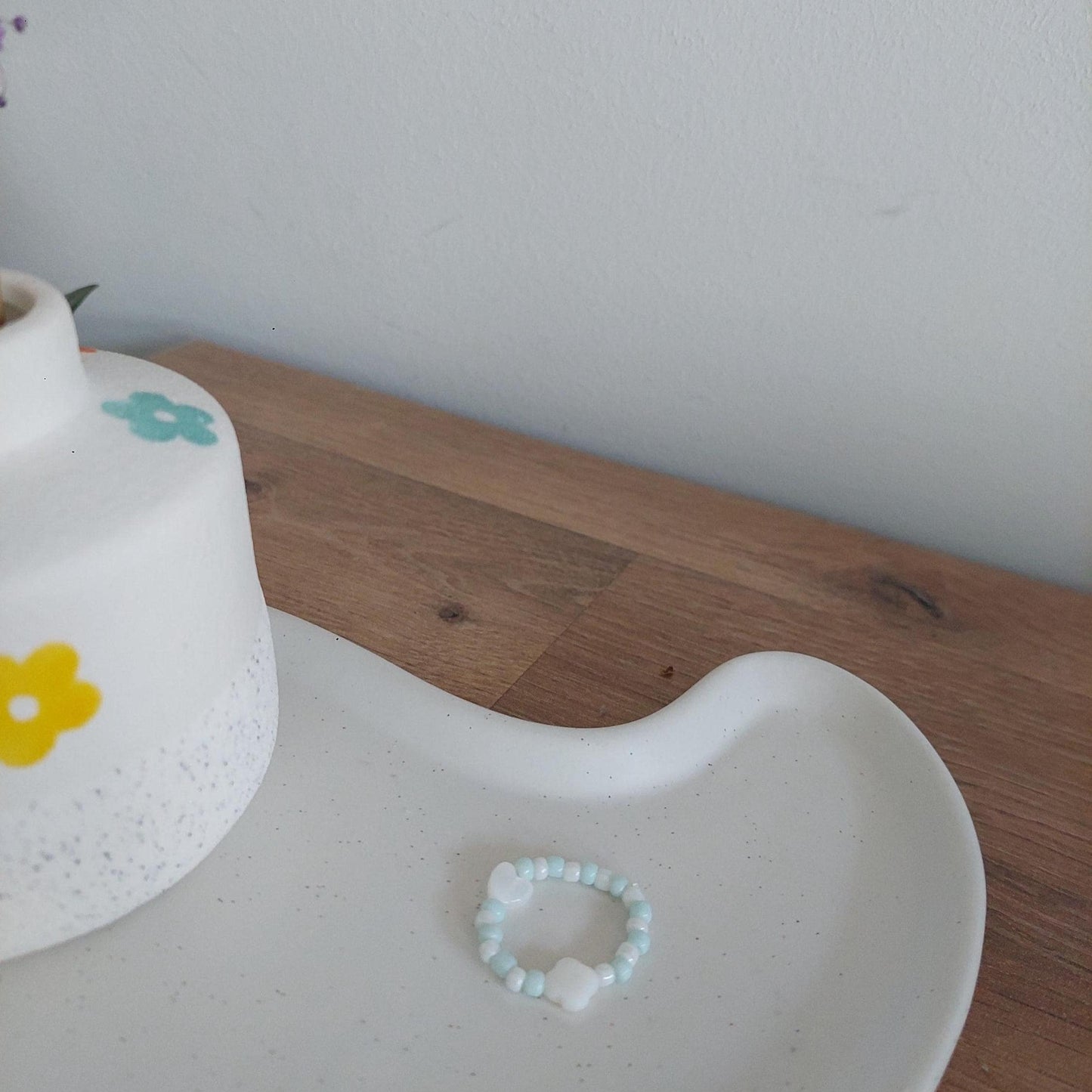 Bunte Perlenringe | einzeln erhältlich | Elastisch | handmade | Gummiband | Boho | Y2K Stil | Summer Vibes | Boho Ringe | Geschenk für Sie