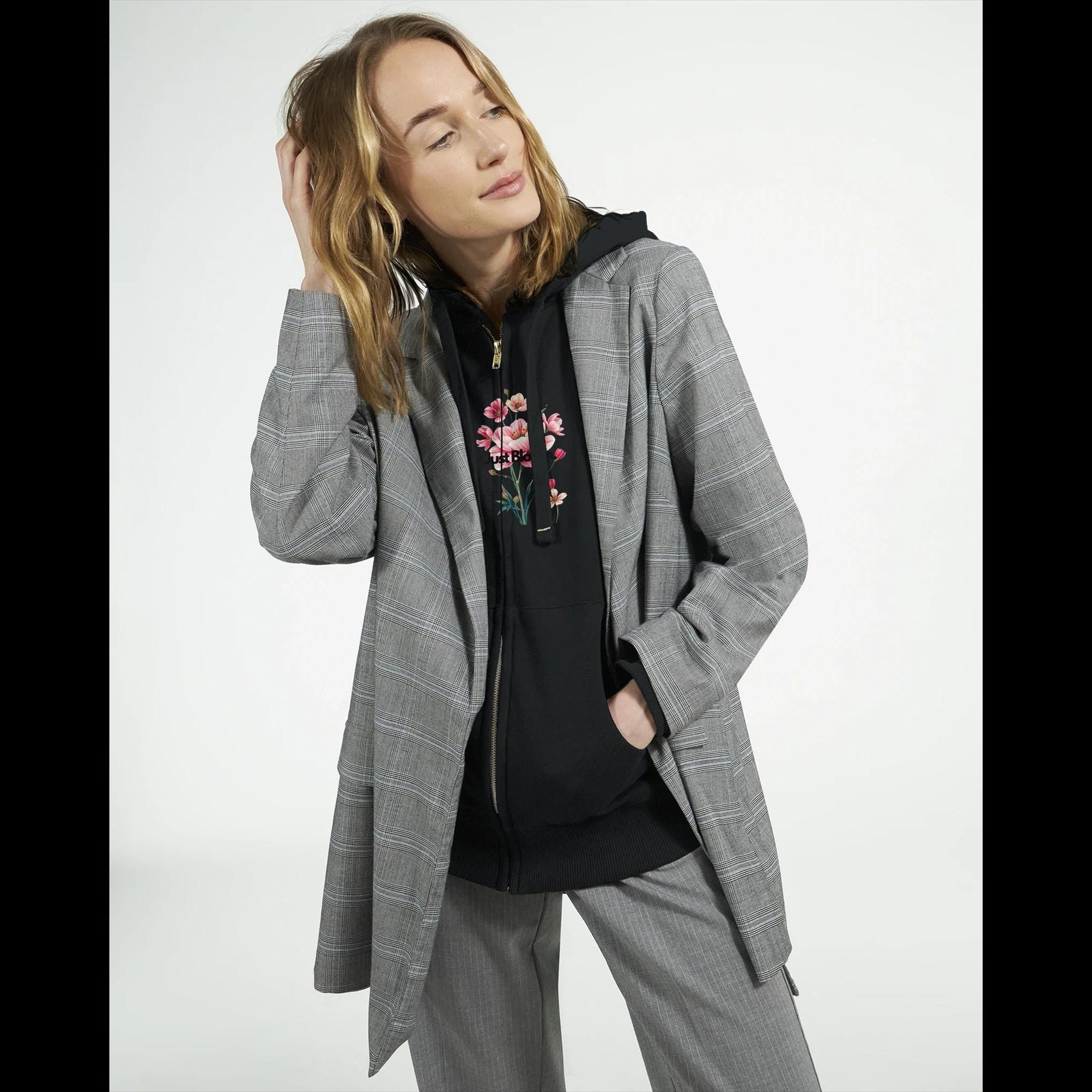 Organic Unisex Zip Hoodie