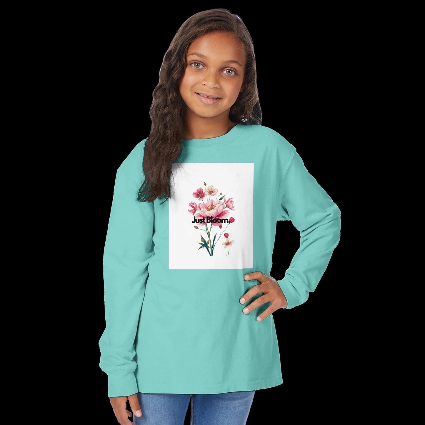 Kids Long Sleeve Crewneck T-Shirt | ComfortWash GDH275