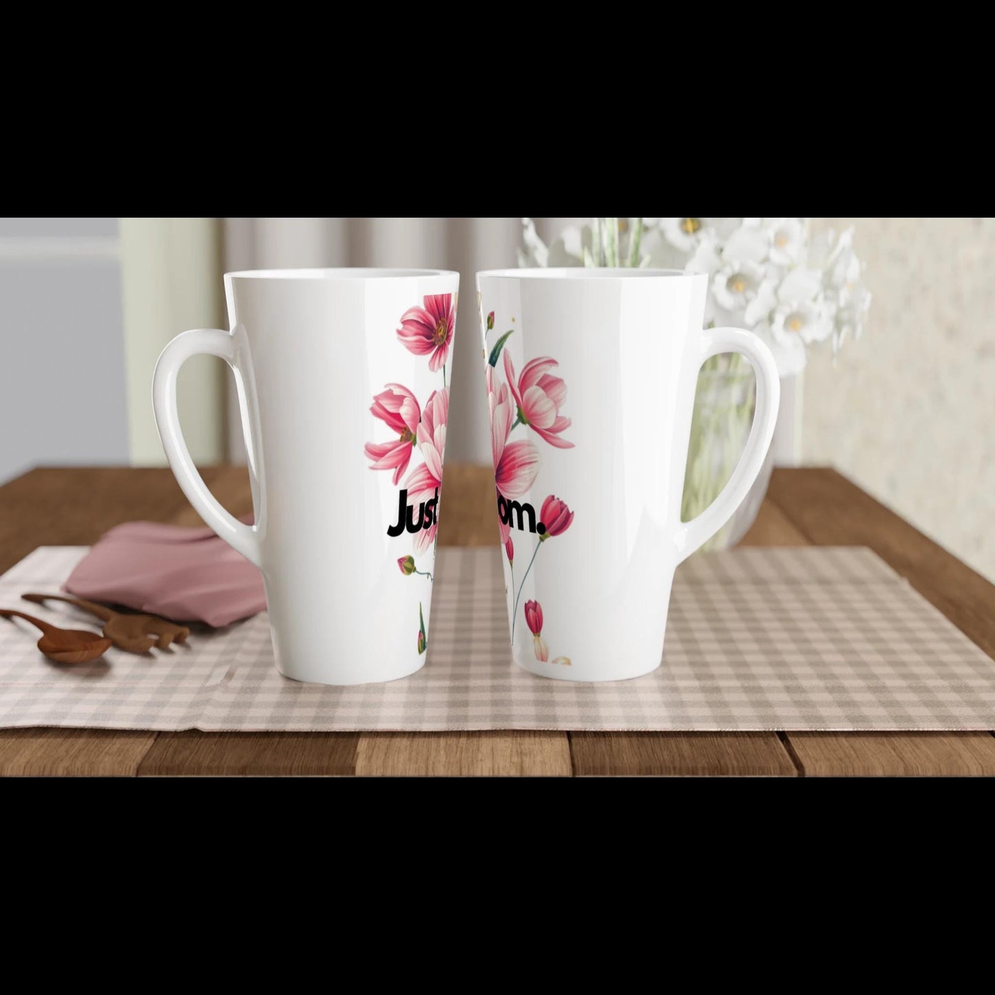 White Latte 17oz Ceramic Mug