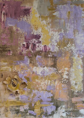 Magical Tangerinefactory - Tanya Silva - Acryl, Objekte auf Leinwand