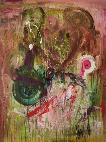 Lost my Way - EMOTIONS - Tanya Silva - Acryl, Kohle auf Leinwand