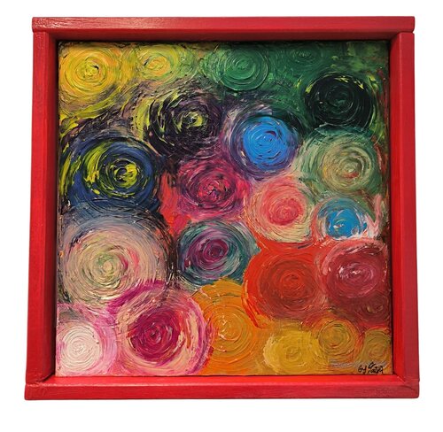 Life is a Circle - Tanya Silva - Acryl auf Leinwand