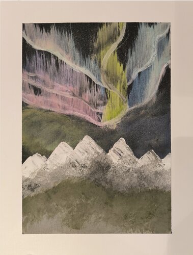 Aurora 1.0 - Tanya Silva - Acryl auf Papier