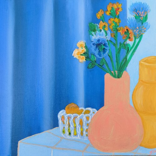 Cozy Atmosphere - Tanya Silva - Öl auf Leinwand
