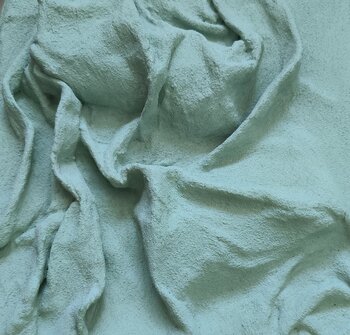 Mint Frequencies - Tanya Silva - Acryl, Sand auf Leinwand