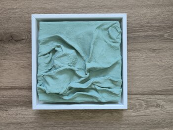 Mint Frequencies - Tanya Silva - Acryl, Sand auf Leinwand