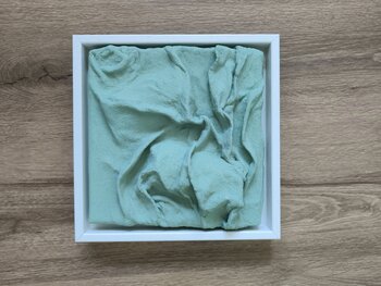 Mint Frequencies - Tanya Silva - Acryl, Sand auf Leinwand