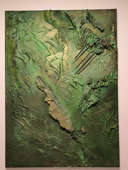 Earthwonder - Mother Earth - Tanya Silva - Acryl, Farbspray auf Leinwand