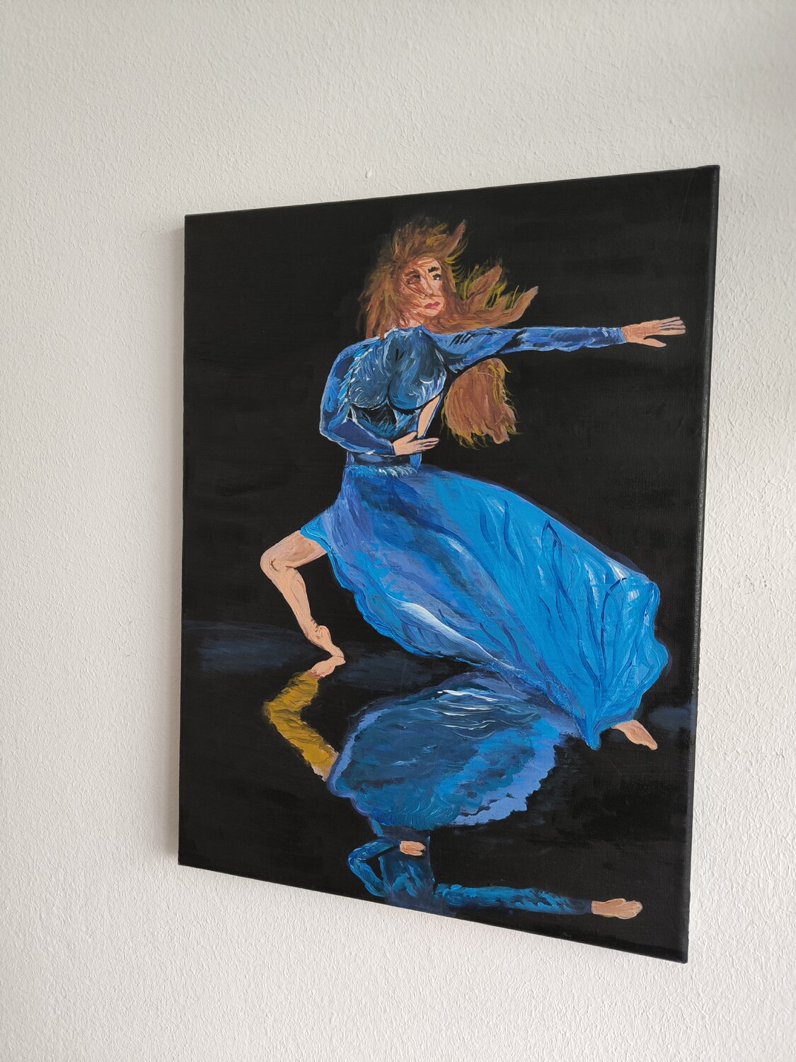 Dancing in the Shadow - Tanya Silva - Acryl auf Leinwand