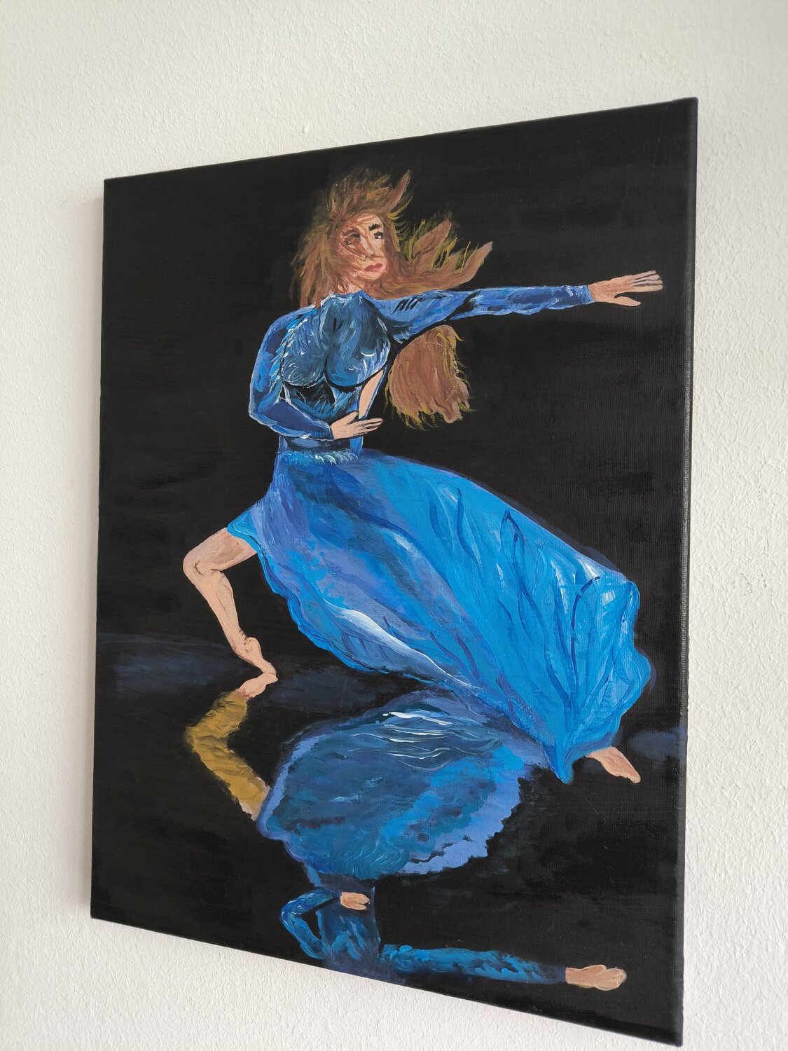 Dancing in the Shadow - Tanya Silva - Acryl auf Leinwand