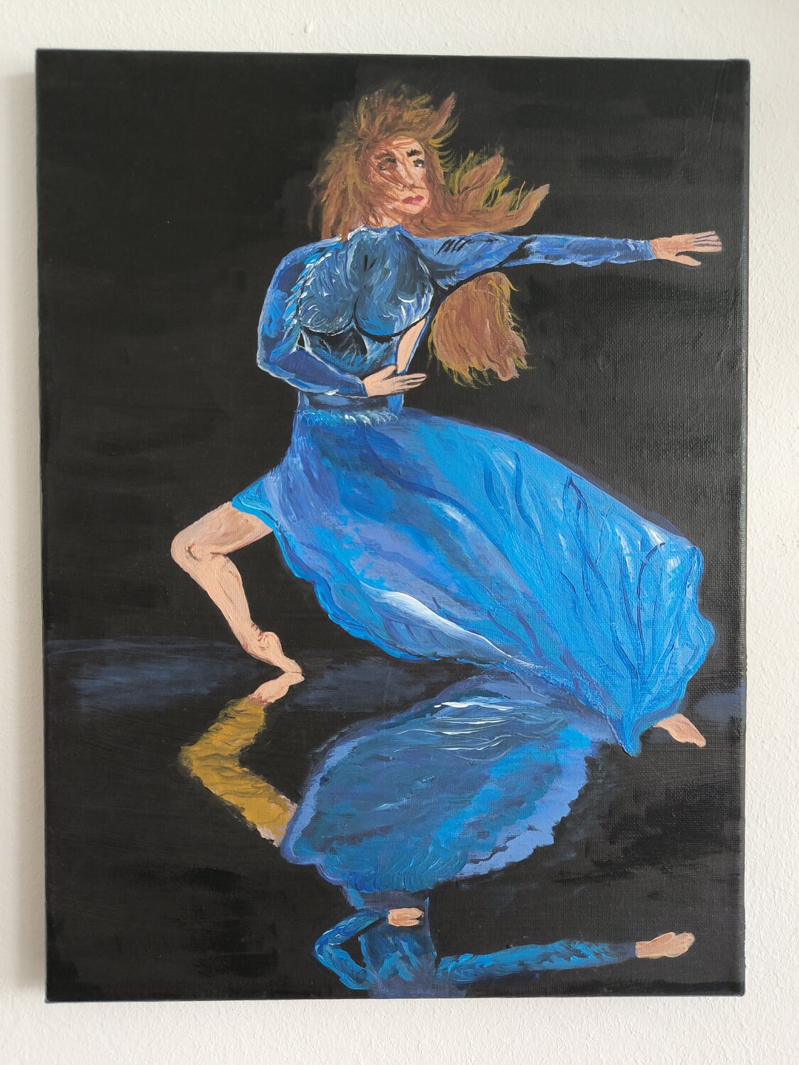 Dancing in the Shadow - Tanya Silva - Acryl auf Leinwand