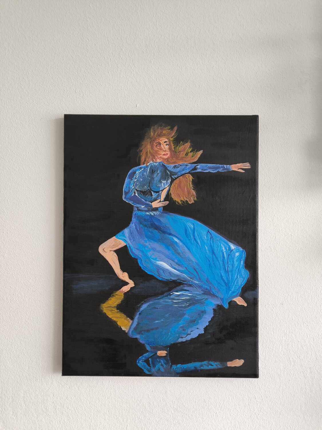 Dancing in the Shadow - Tanya Silva - Acryl auf Leinwand