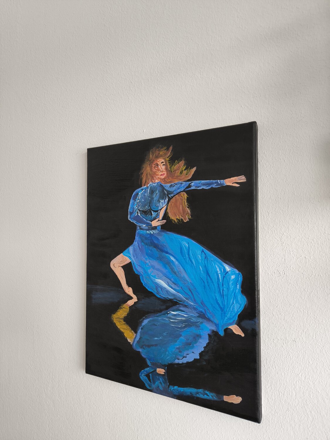 Dancing in the Shadow - Tanya Silva - Acryl auf Leinwand
