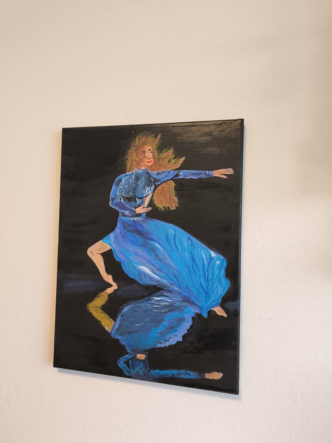Dancing in the Shadow - Tanya Silva - Acryl auf Leinwand