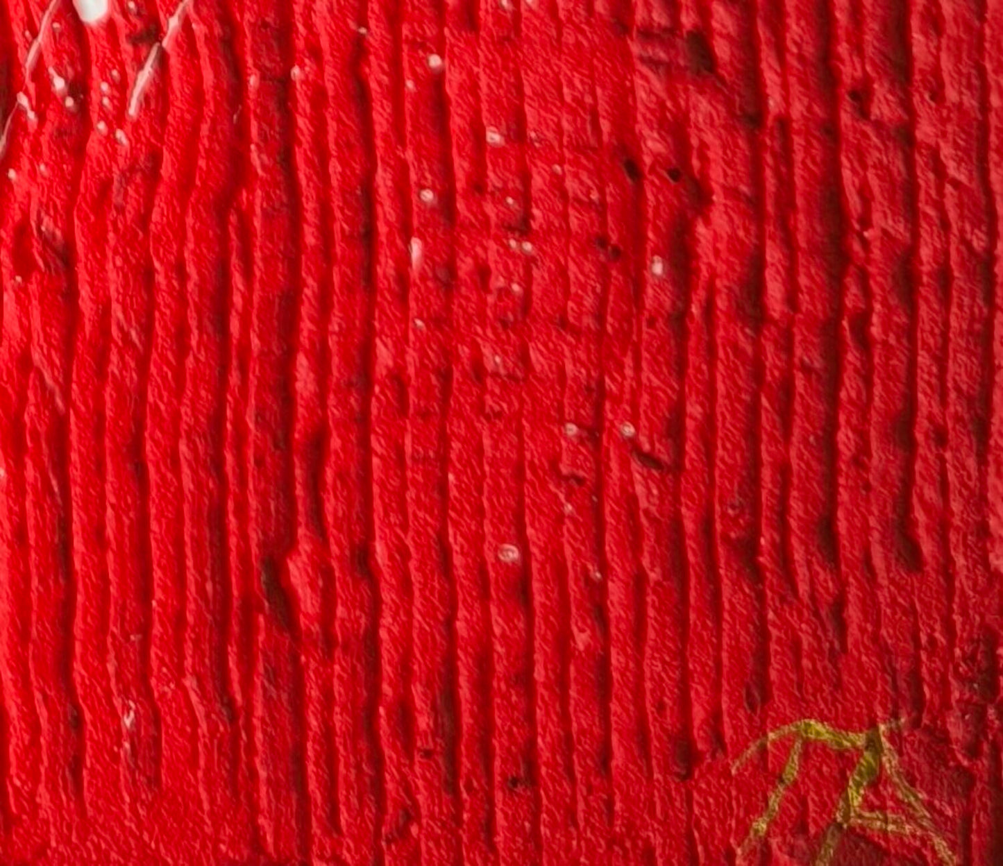 The (red) Circle - Tanya Silva - Acrylic, cement on canvas