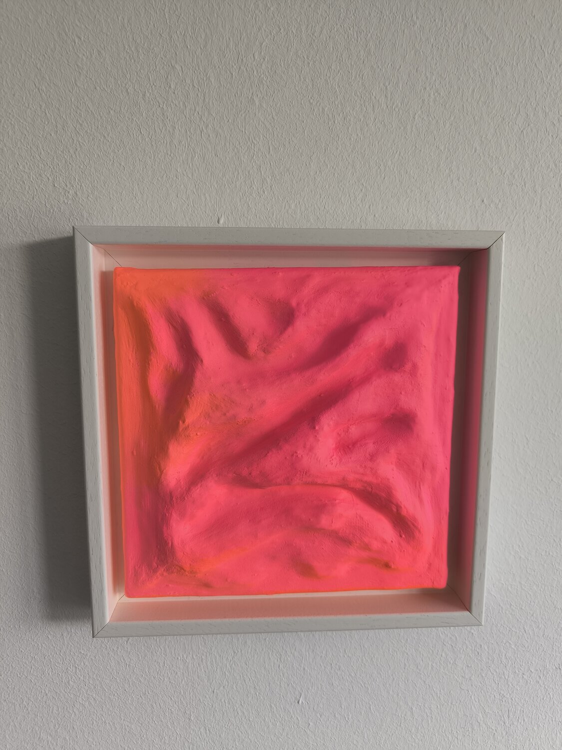 Orange Pink Combo - Tanya Silva - Acryl, Farbspray auf Leinwand