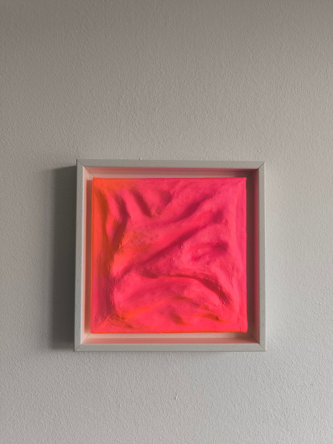 Orange Pink Combo - Tanya Silva - Acryl, Farbspray auf Leinwand