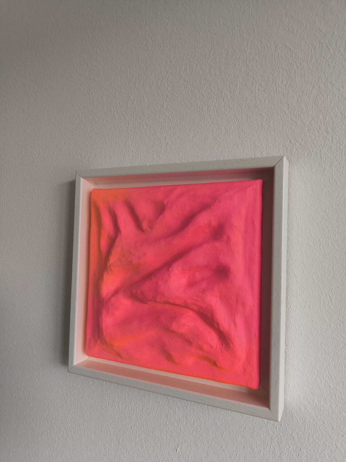 Orange Pink Combo - Tanya Silva - Acryl, Farbspray auf Leinwand