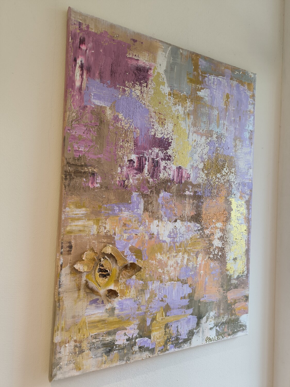 Magical Tangerinefactory - Tanya Silva - Acryl, Objekte auf Leinwand