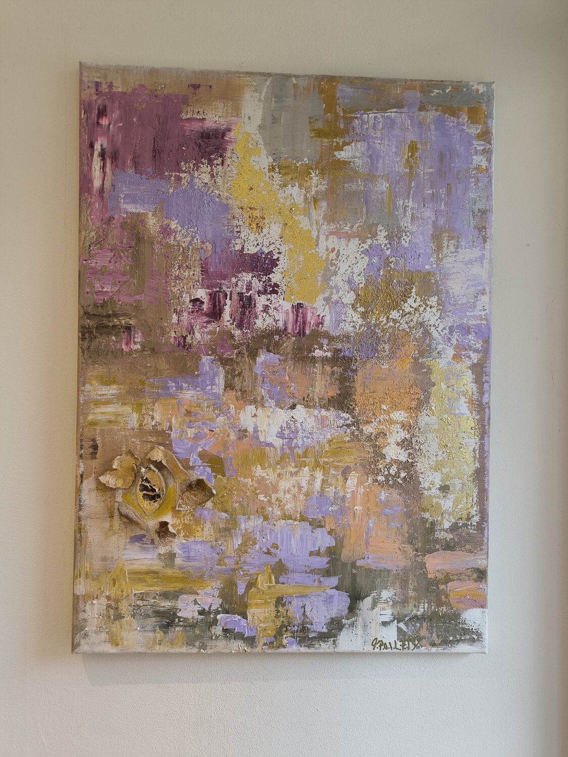 Magical Tangerinefactory - Tanya Silva - Acryl, Objekte auf Leinwand
