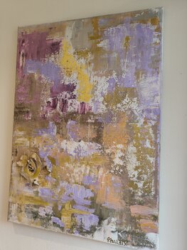 Magical Tangerinefactory - Tanya Silva - Acryl, Objekte auf Leinwand