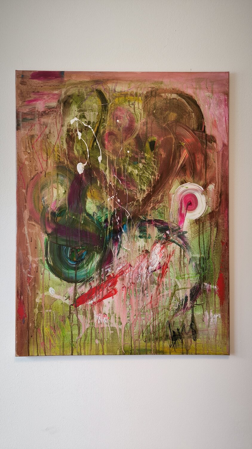 Lost my Way - EMOTIONS - Tanya Silva - Acryl, Kohle auf Leinwand