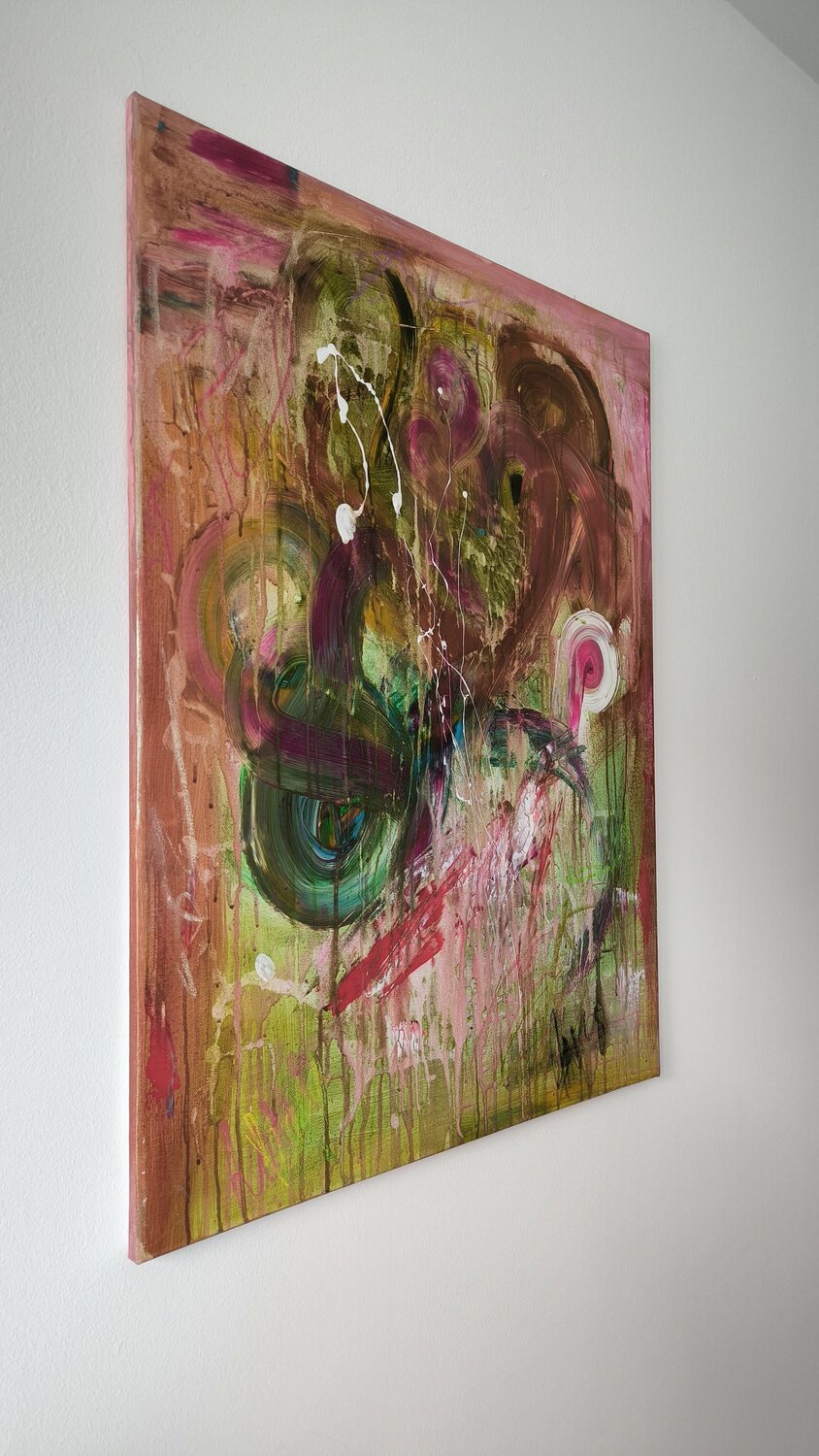Lost my Way - EMOTIONS - Tanya Silva - Acryl, Kohle auf Leinwand