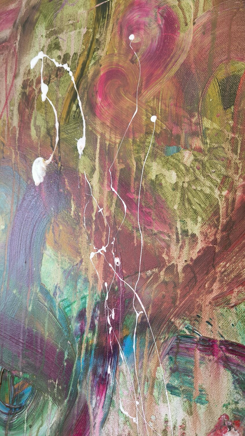 Lost my Way - EMOTIONS - Tanya Silva - Acryl, Kohle auf Leinwand