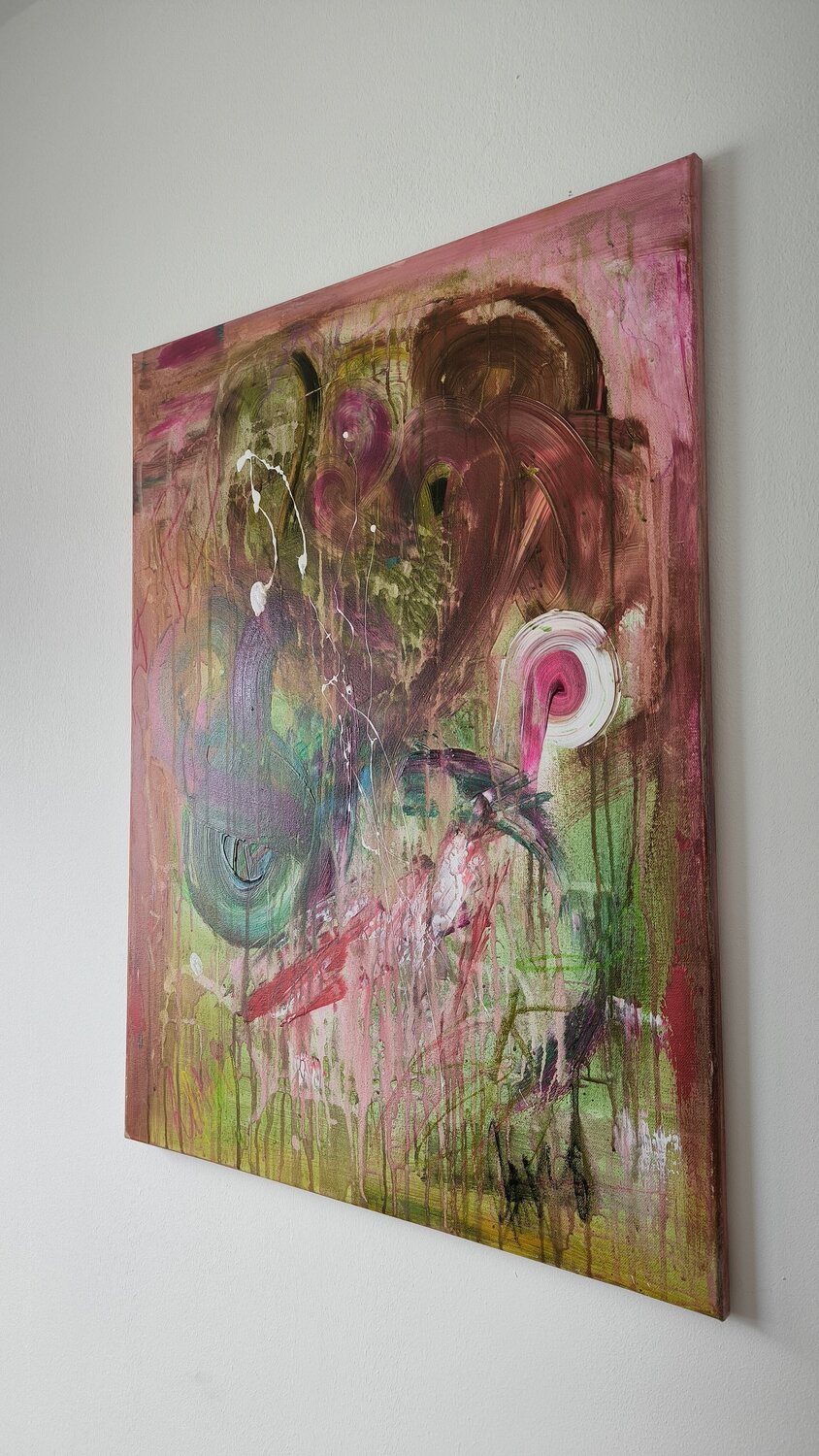 Lost my Way - EMOTIONS - Tanya Silva - Acryl, Kohle auf Leinwand