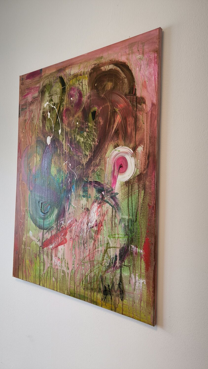 Lost my Way - EMOTIONS - Tanya Silva - Acryl, Kohle auf Leinwand