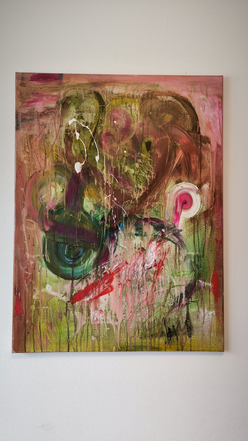 Lost my Way - EMOTIONS - Tanya Silva - Acryl, Kohle auf Leinwand