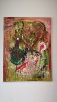 Lost my Way - EMOTIONS - Tanya Silva - Acryl, Kohle auf Leinwand