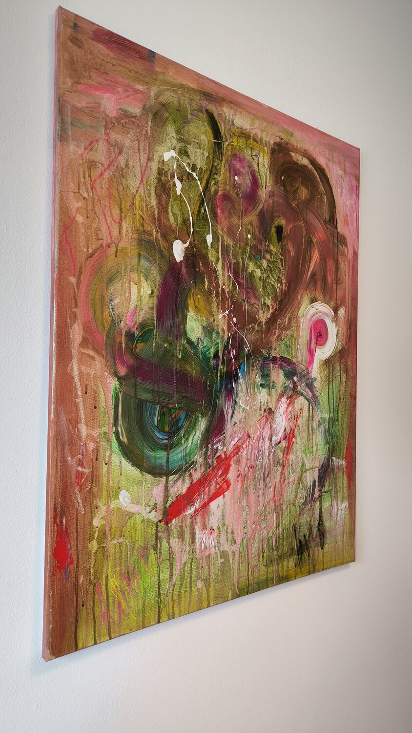 Lost my Way - EMOTIONS - Tanya Silva - Acryl, Kohle auf Leinwand