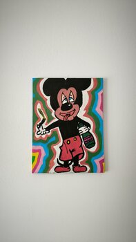 Mickey get's drunken - Tanya Silva - Acryl auf Leinwand