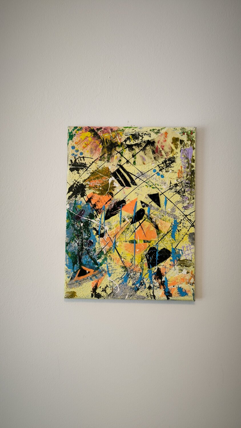 In da Club - Partytime - Tanya Silva - Acryl, Filz auf Leinwand