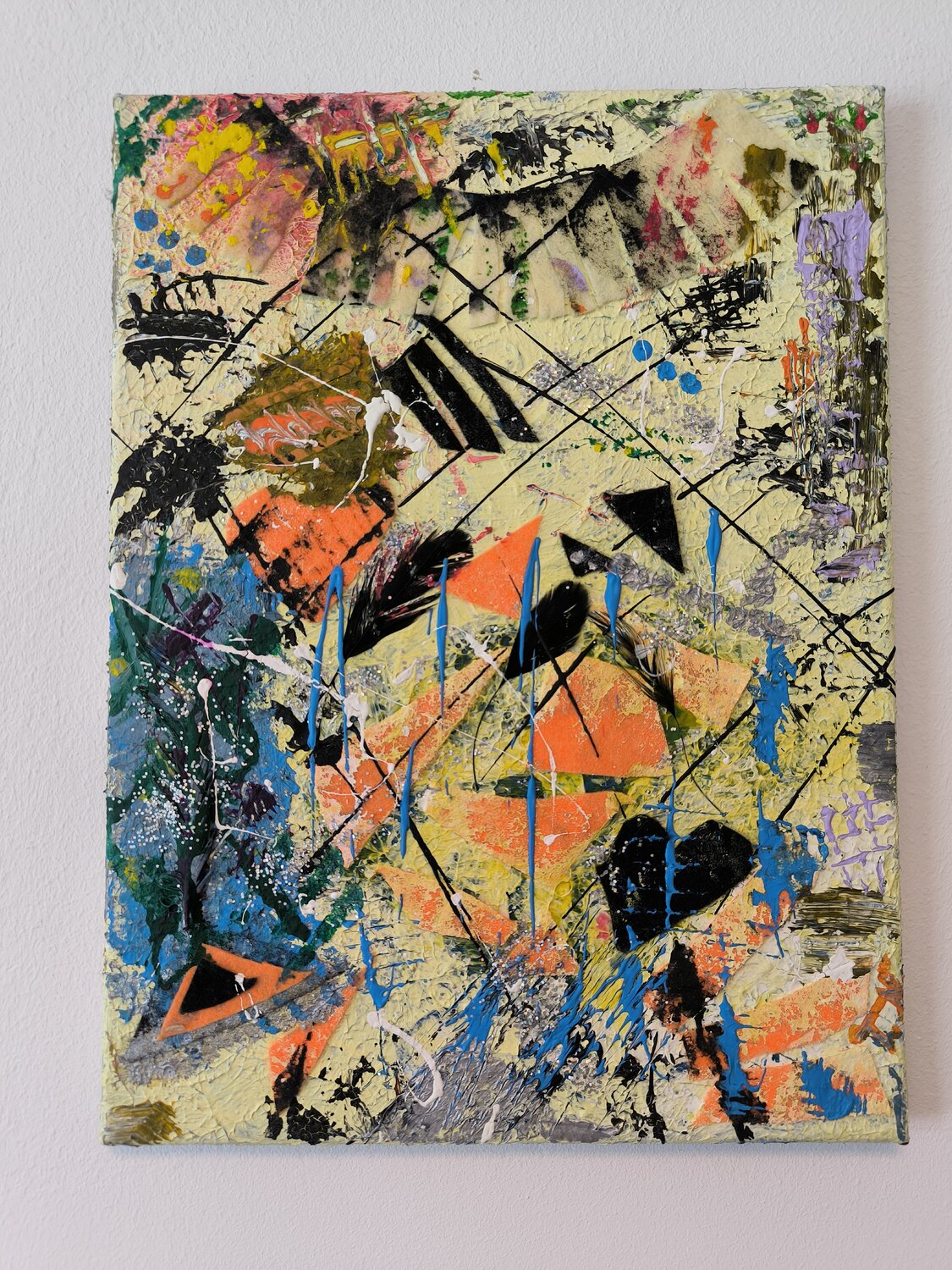 In da Club - Partytime - Tanya Silva - Acryl, Filz auf Leinwand