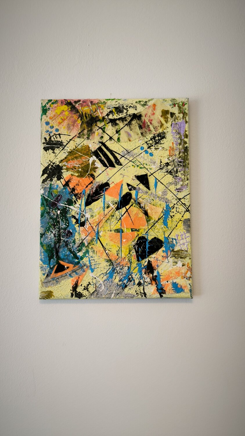 In da Club - Partytime - Tanya Silva - Acryl, Filz auf Leinwand