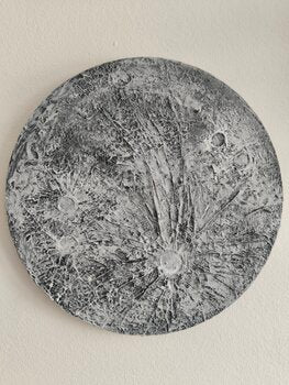 MOON - Tanya Silva - Acrylic, cement on canvas