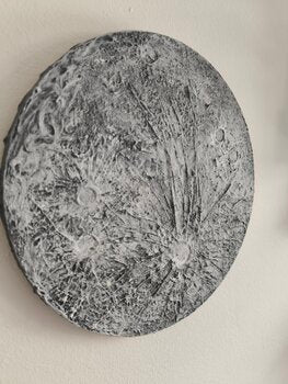 MOON - Tanya Silva - Acrylic, cement on canvas