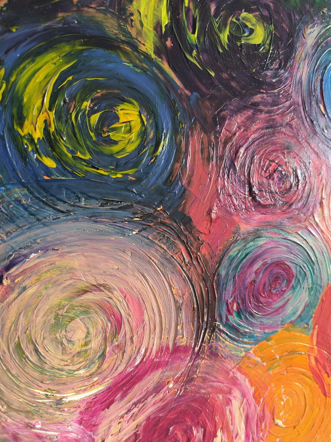 Life is a Circle - Tanya Silva - Acryl auf Leinwand