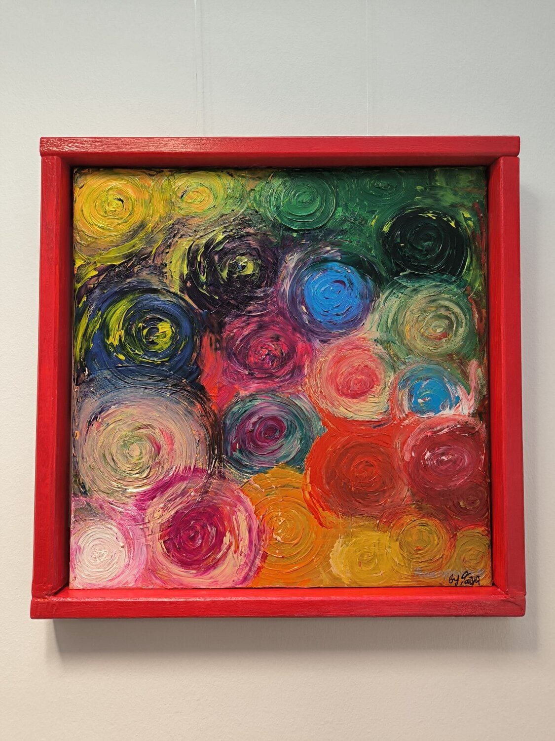 Life is a Circle - Tanya Silva - Acryl auf Leinwand